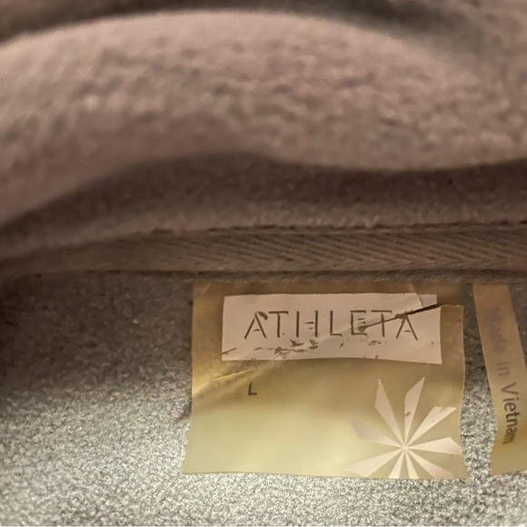 Athleta Women Zip Fleece Workout Gym Jacket-L - Picture 9 of 9